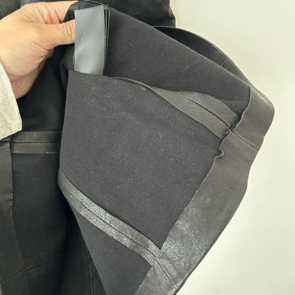 All Saints Turi lamb Leather Dress Black Size - Picture 9 of 15